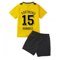Fotbalové Dres Borussia Dortmund Mats Hummels #15 Dětské Domácí 2022-23 Krátký Rukáv (+ trenýrky)